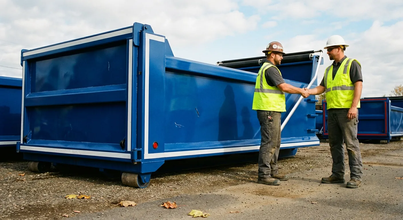 Roll-off dumpster rental services in Downtown Longview