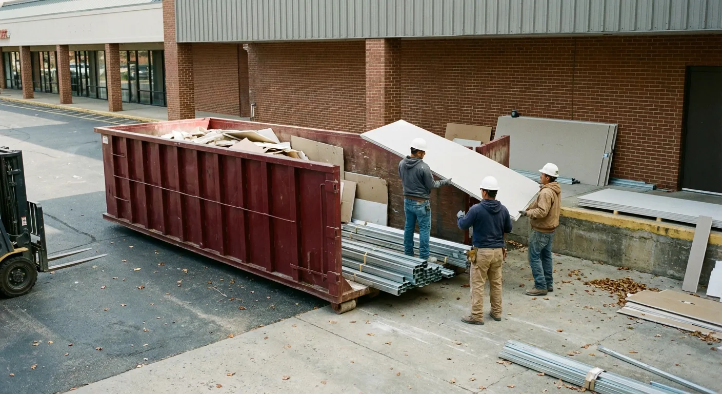 Commercial Strip-Mall Demolition in Longview, TX