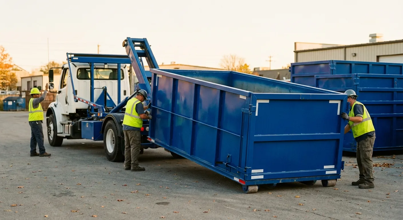 Commercial waste management and dumpster rental logistics in Longview, TX