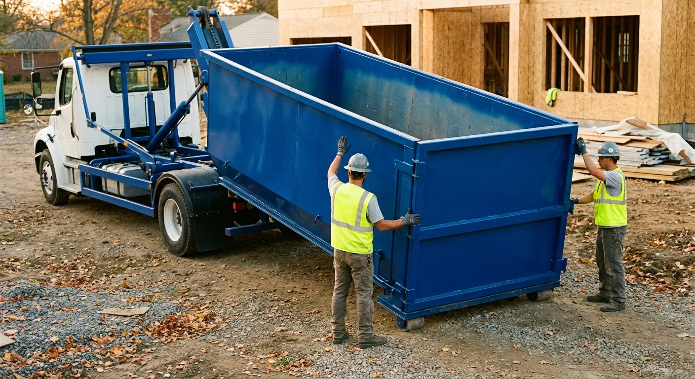 Construction dumpster delivery and waste management in Longview, TX