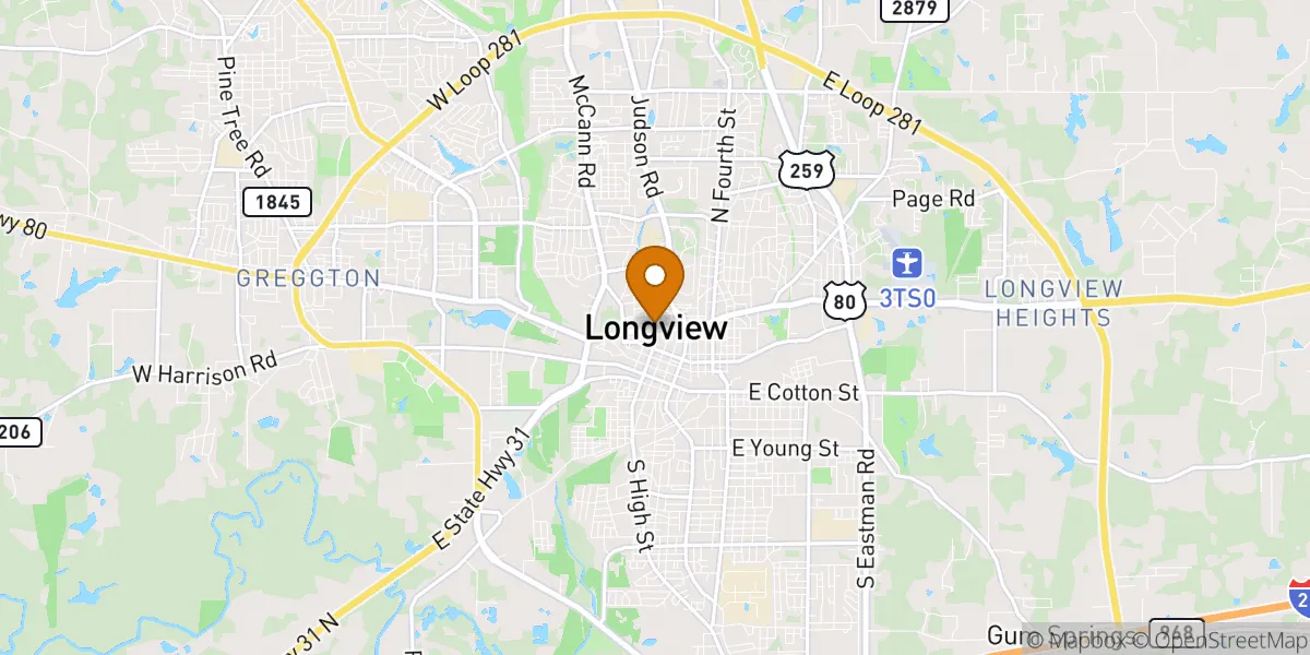 neighborhood map neighborhood map in Longview, TX